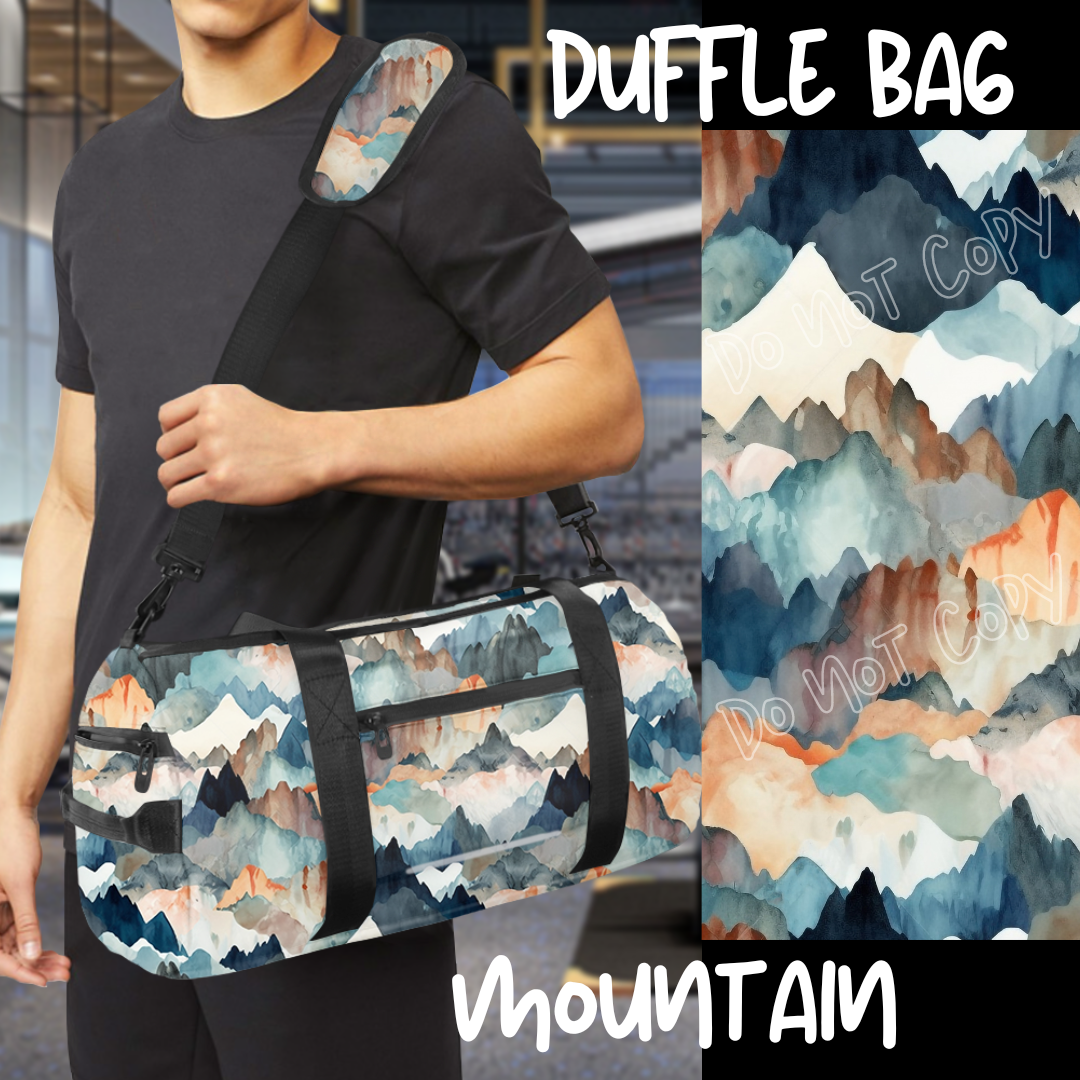 TRIPLE BAG RUN - MOUNTAIN - DUFFLE BAG - PREORDER CLOSING 5/26 ETA END OF JULY/EARLY AUGUST