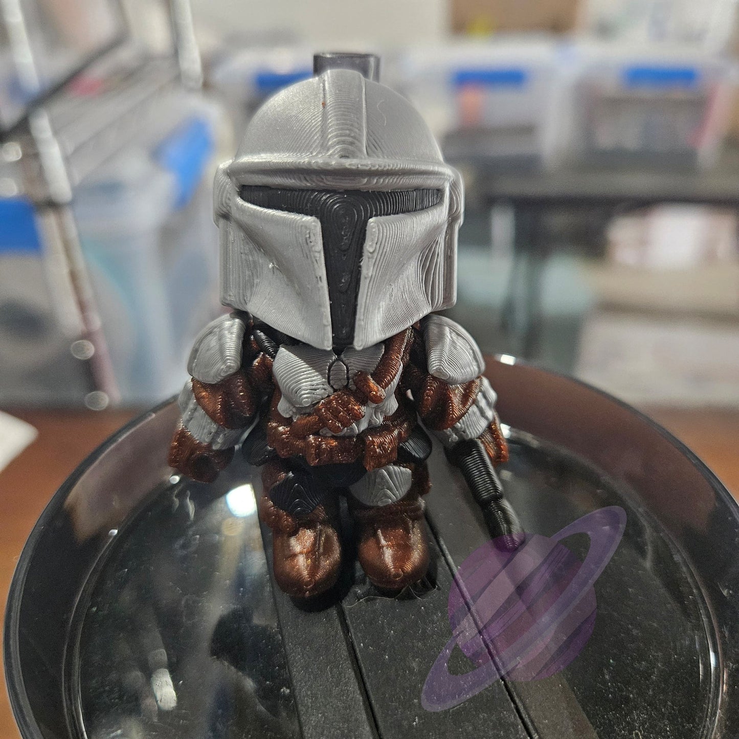 MANDO-3D PRINTED STRAW BUDDY
