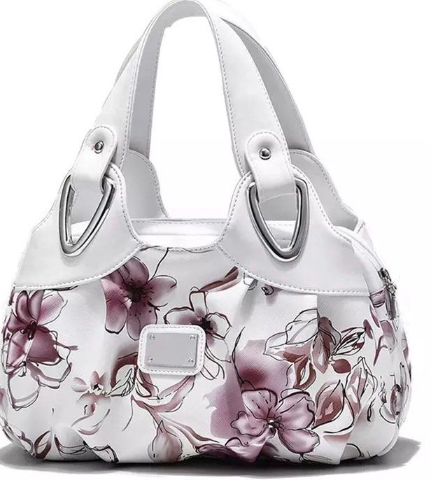 Red Floral Purse