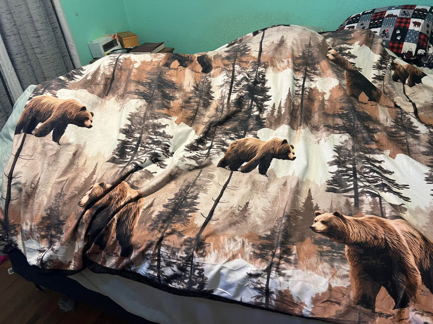 GORGEOUS HIGHLANDS FLEECE LARGE SIZE BLANKETS