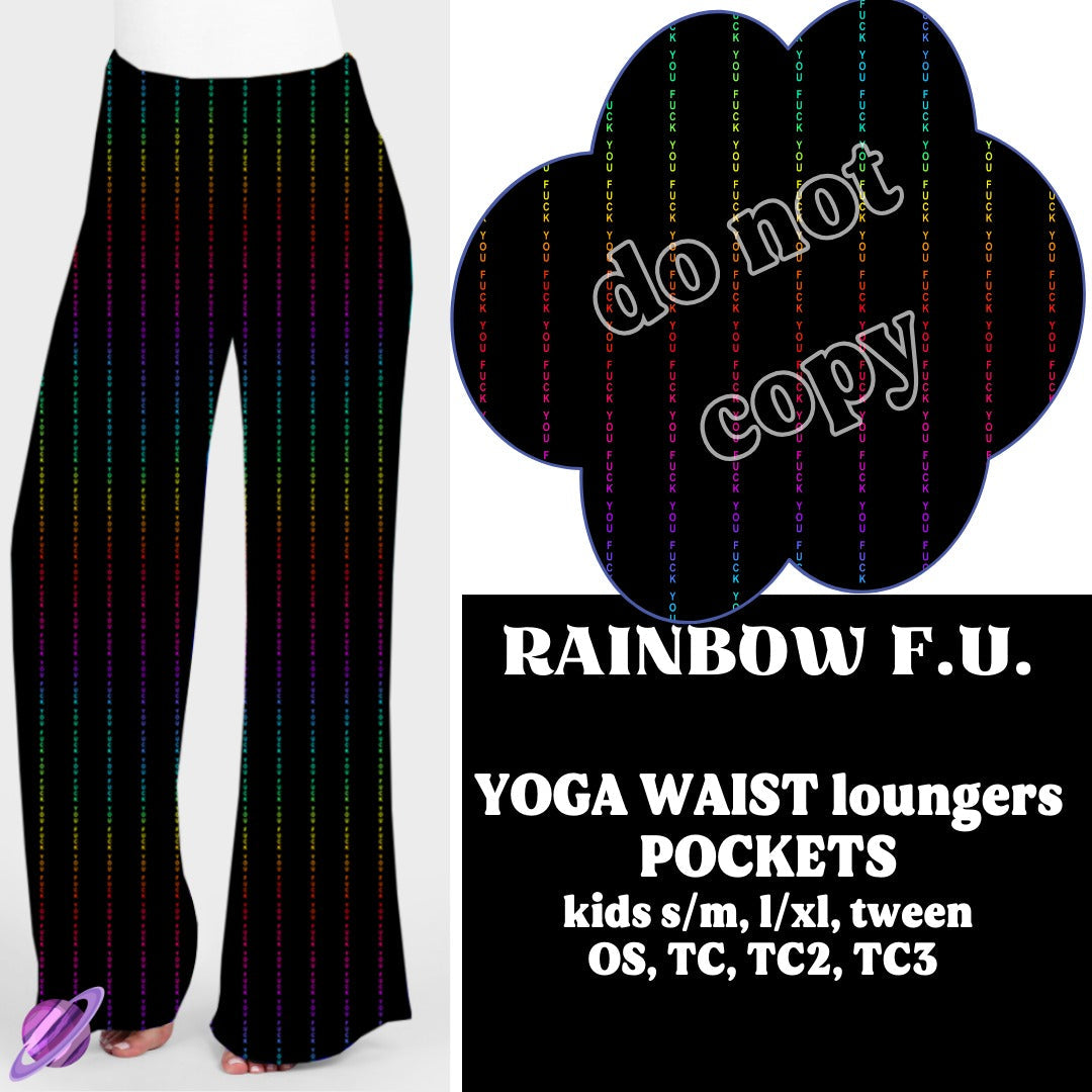 RAINBOW F.U. - B86- LOUNGER PREORDER CLOSING 1/21 ETA APRIL