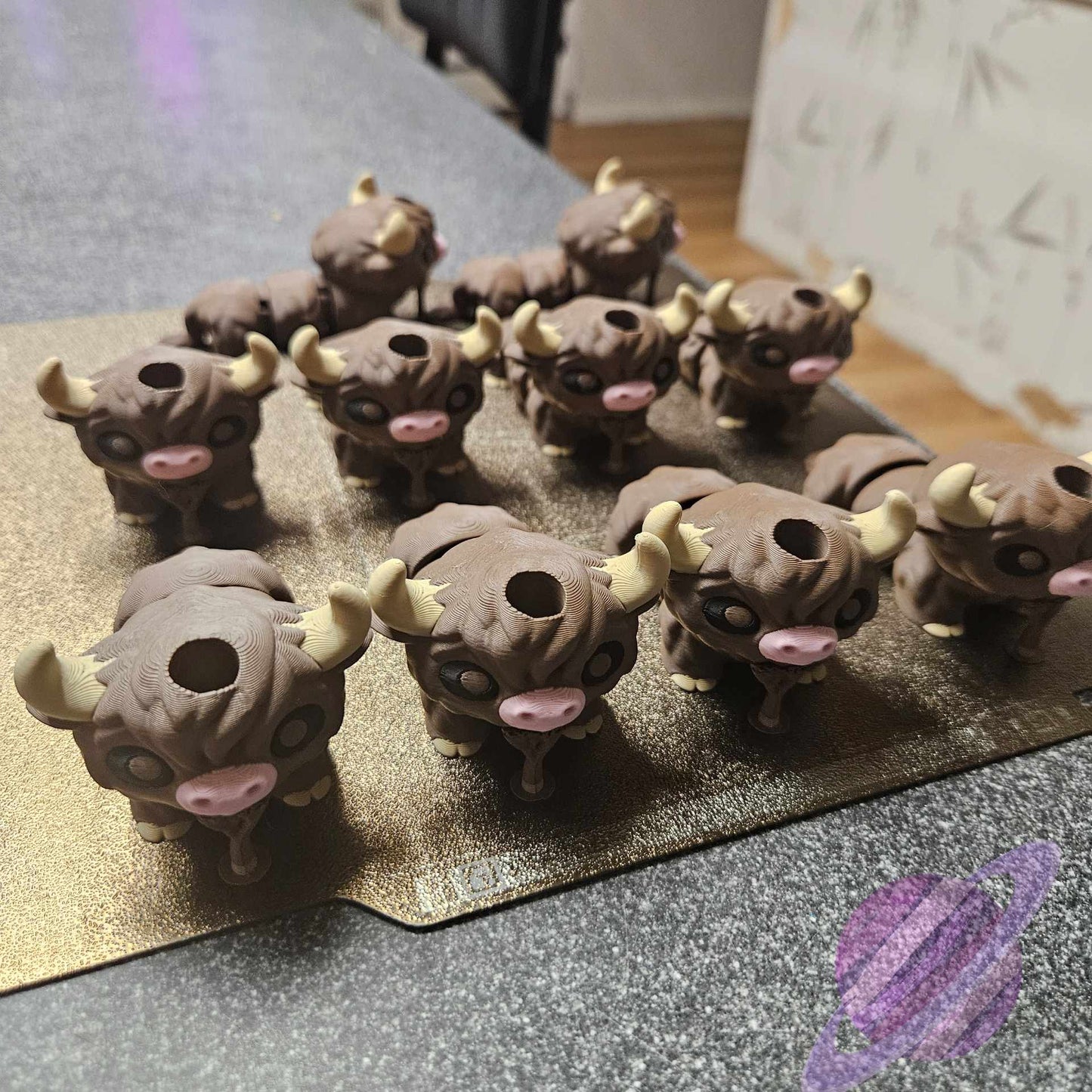 HIGHLAND COW-3D PRINTED STRAW BUDDY