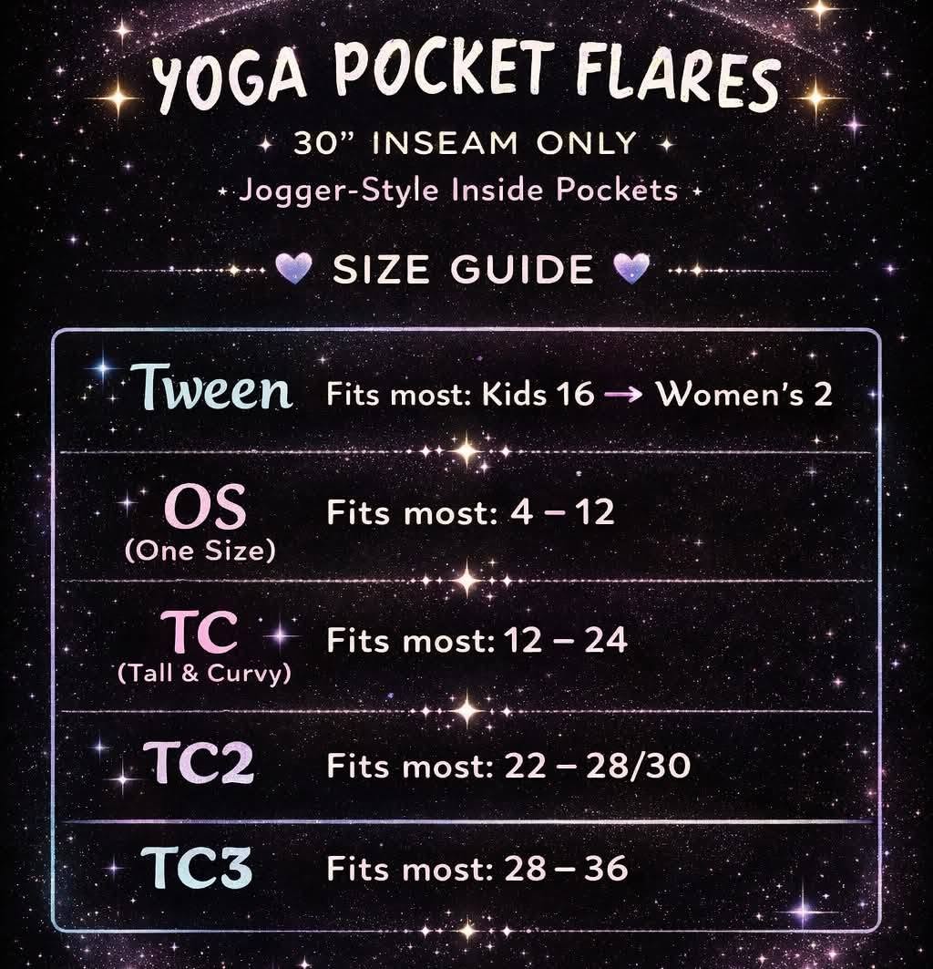 SWEET REBEL-YOGA FLARES-MIX EDIT PREORDER CLOSING 10/30