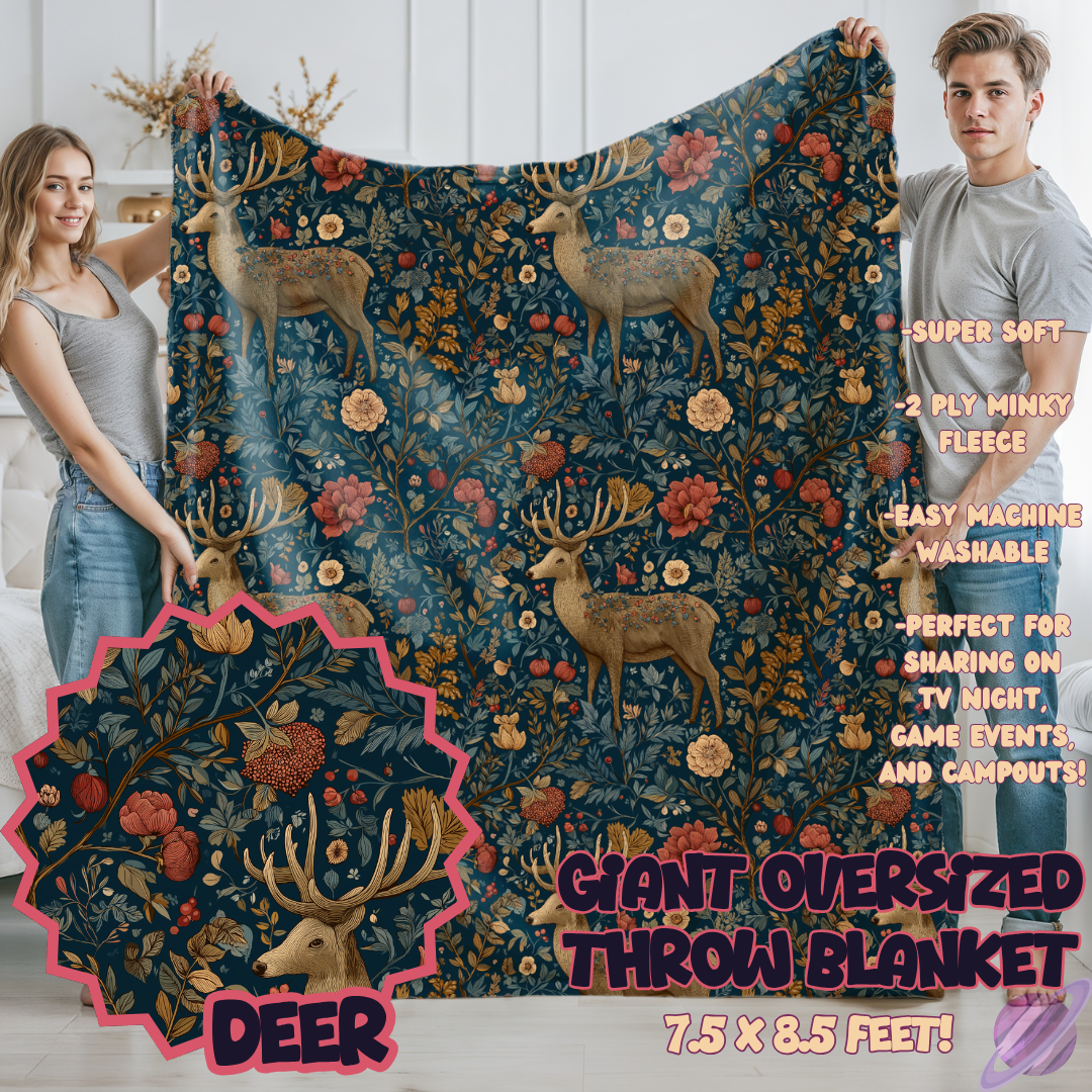 DEER-OVERSIZED THROW 14-PREORDER CLOSING 10/8