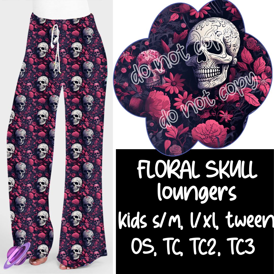 FLORAL SKULL - VALENTINE RUN 1 - LOUNGER - PREORDER CLOSING 12/6 ETA JANUARY