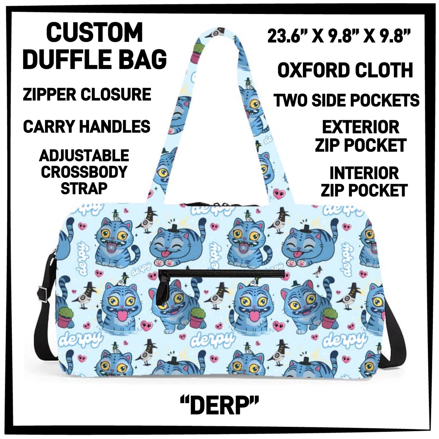 DF2B - Derp Duffel Bag - Preorder ETA: Early Nov