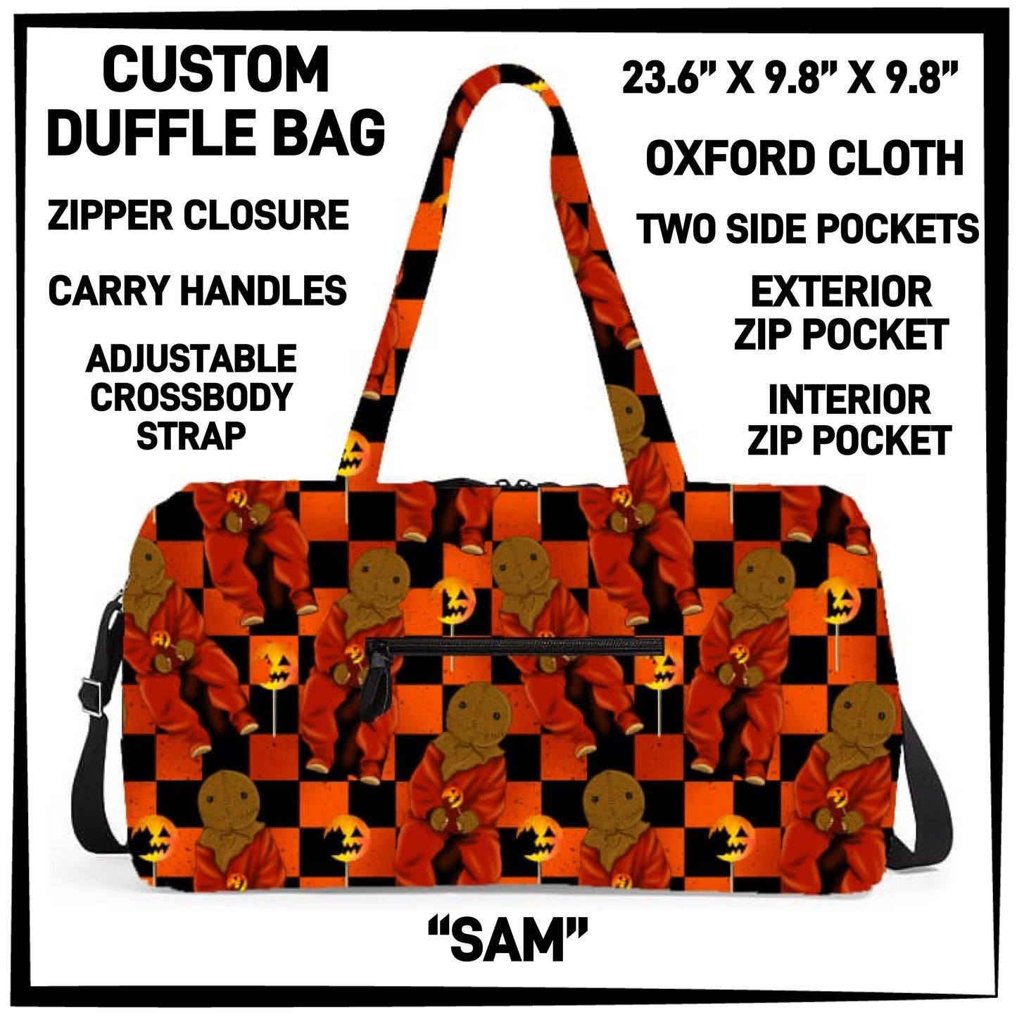 DF2B - Sam Duffel Bag - Preorder ETA: Early Nov