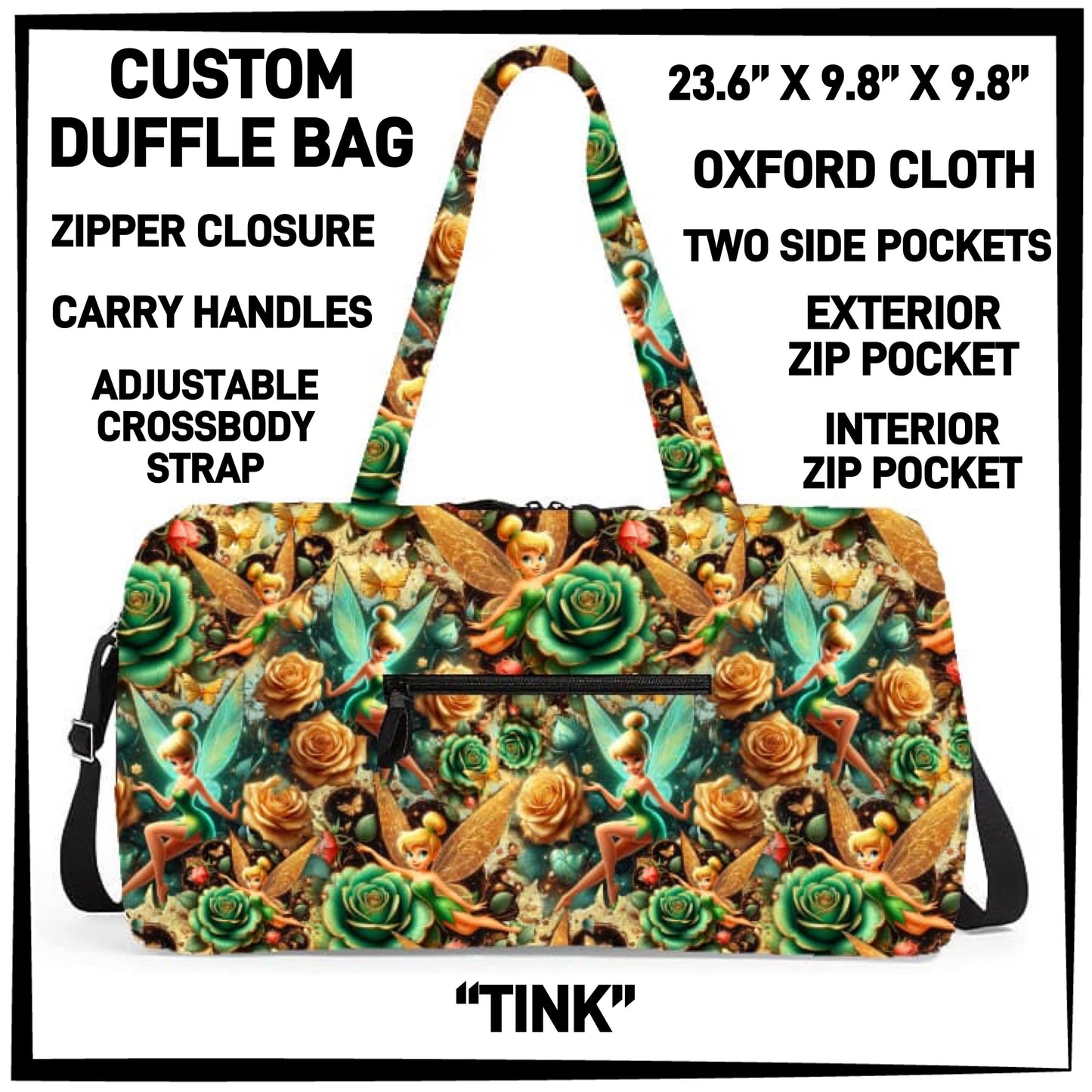 DF2B - Tink Duffel Bag - Preorder ETA: Early Nov
