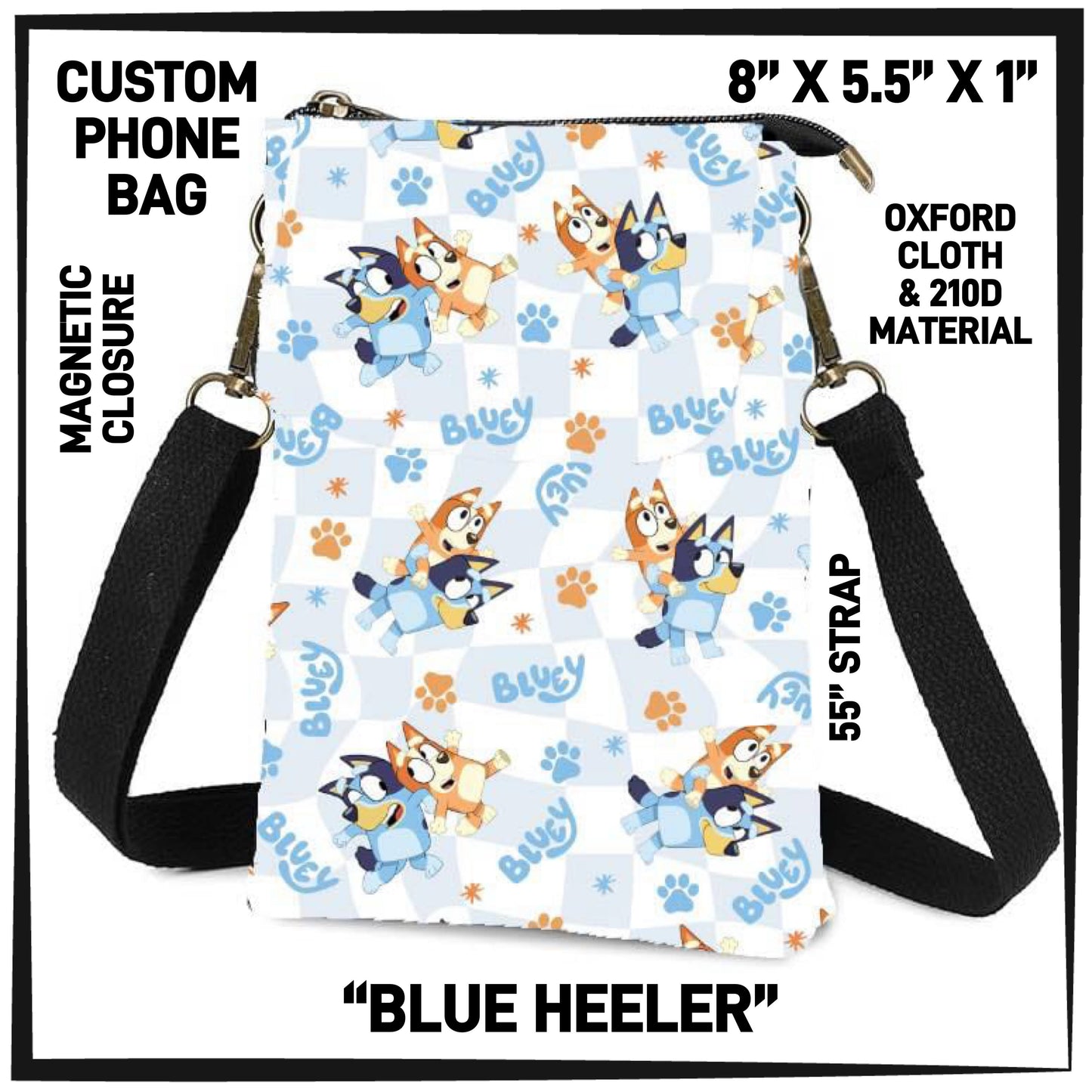 P1HB - Blue Heeler Phone Bag - Preorder ETA: Early July