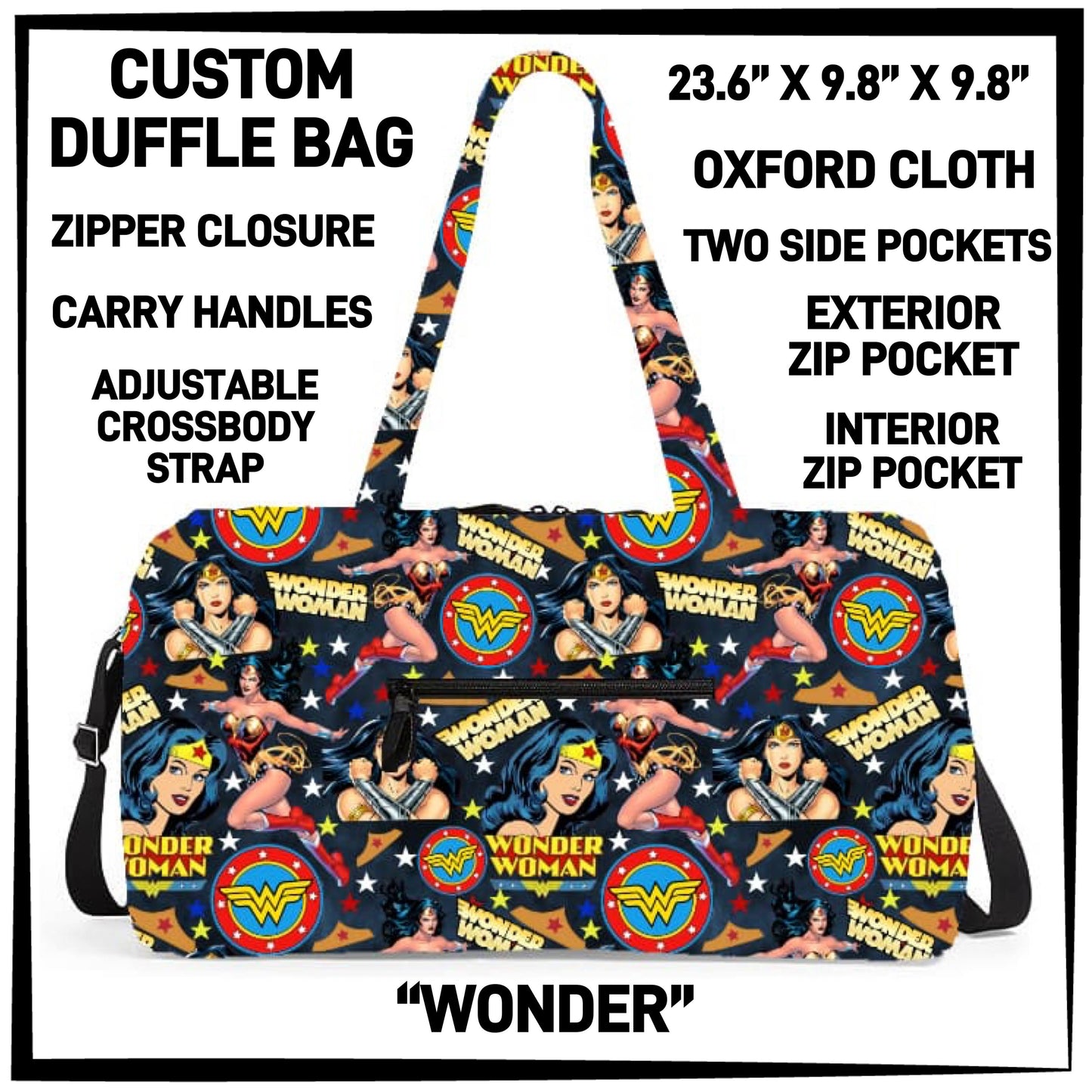DF2B - Wonder Duffel Bag - Preorder ETA: Early Nov