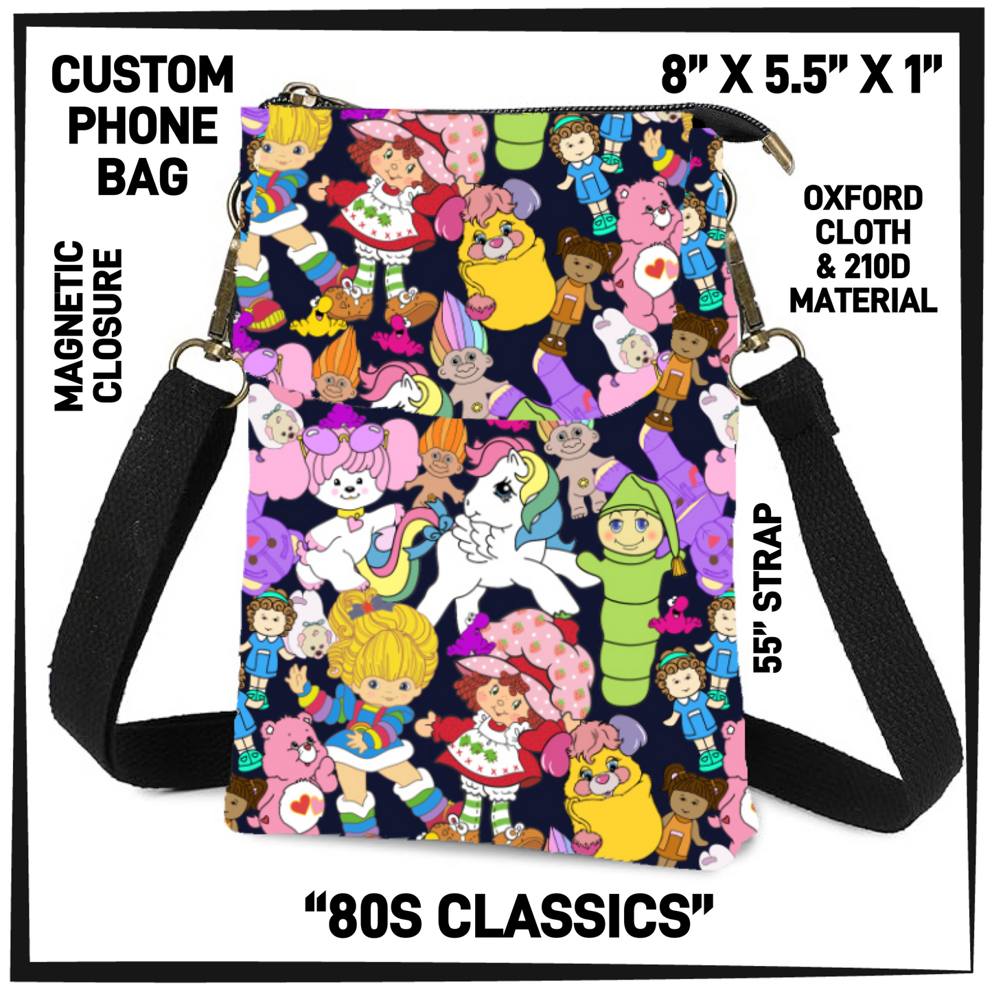 P8BG - 80s Classics Phone Bag - Preorder Closing 3/31 ETA: Late May