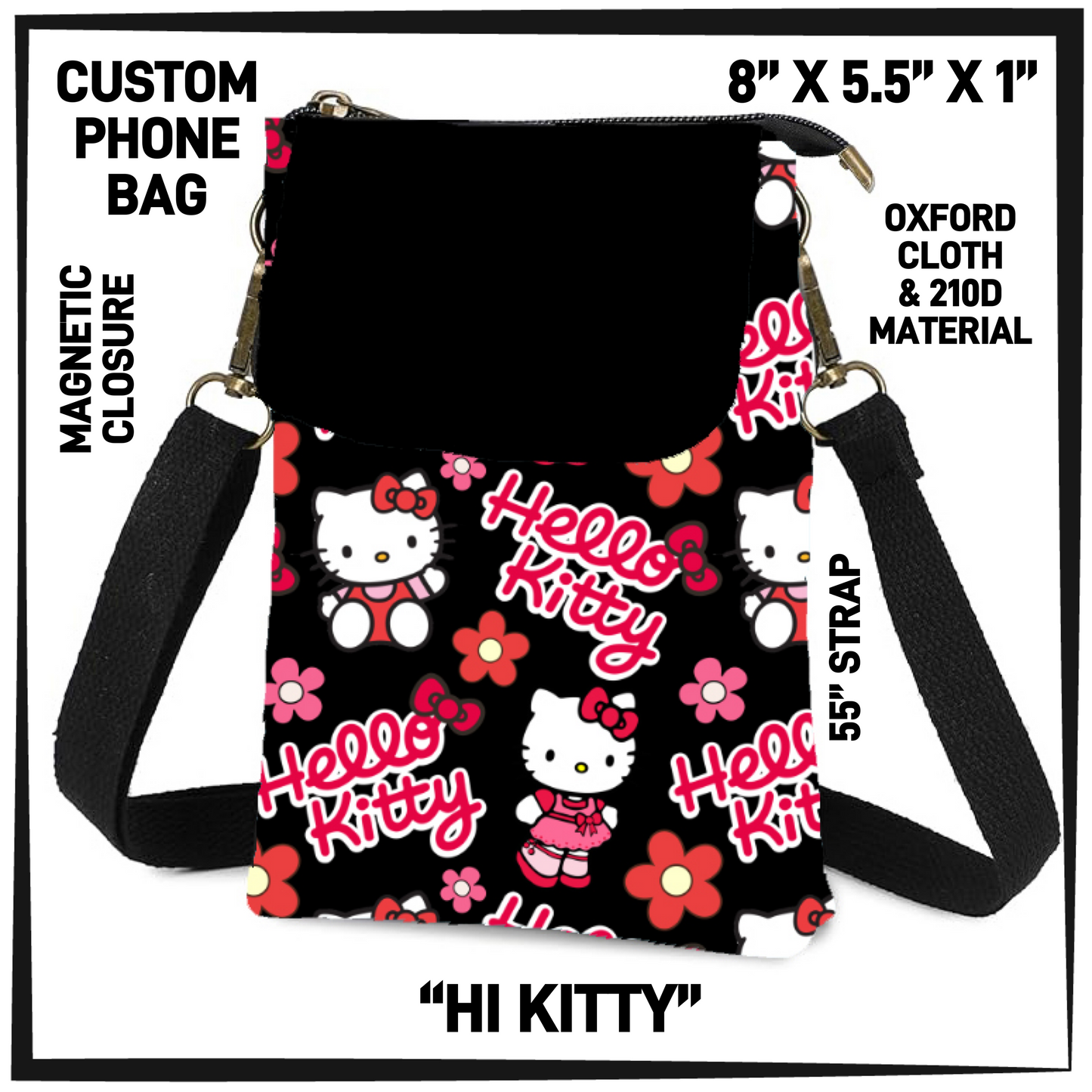 P8BG - Hi Kitty Phone Bag - Preorder Closing 3/31 ETA: Late May