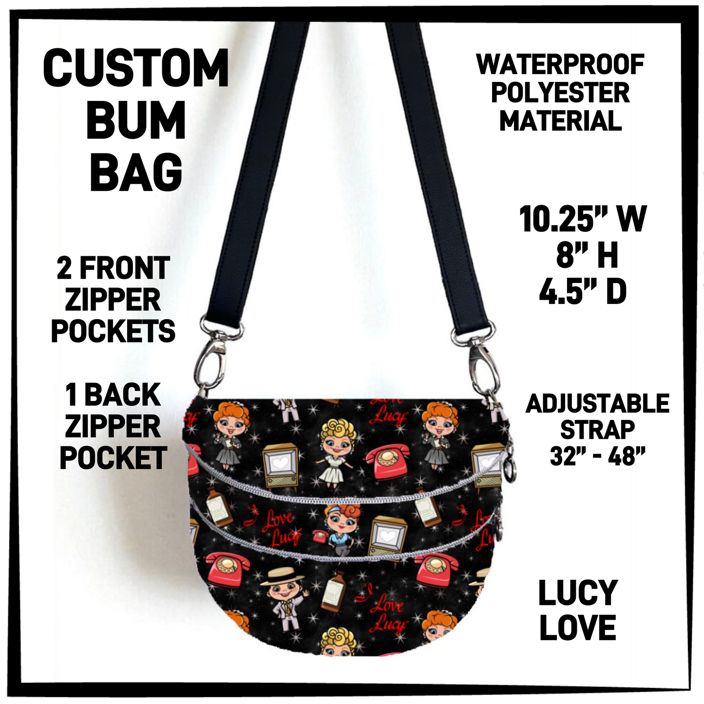 B1BM - Lucy Love Bum Bag - Preorder Closing 8/19 ETA: Mid-Oct