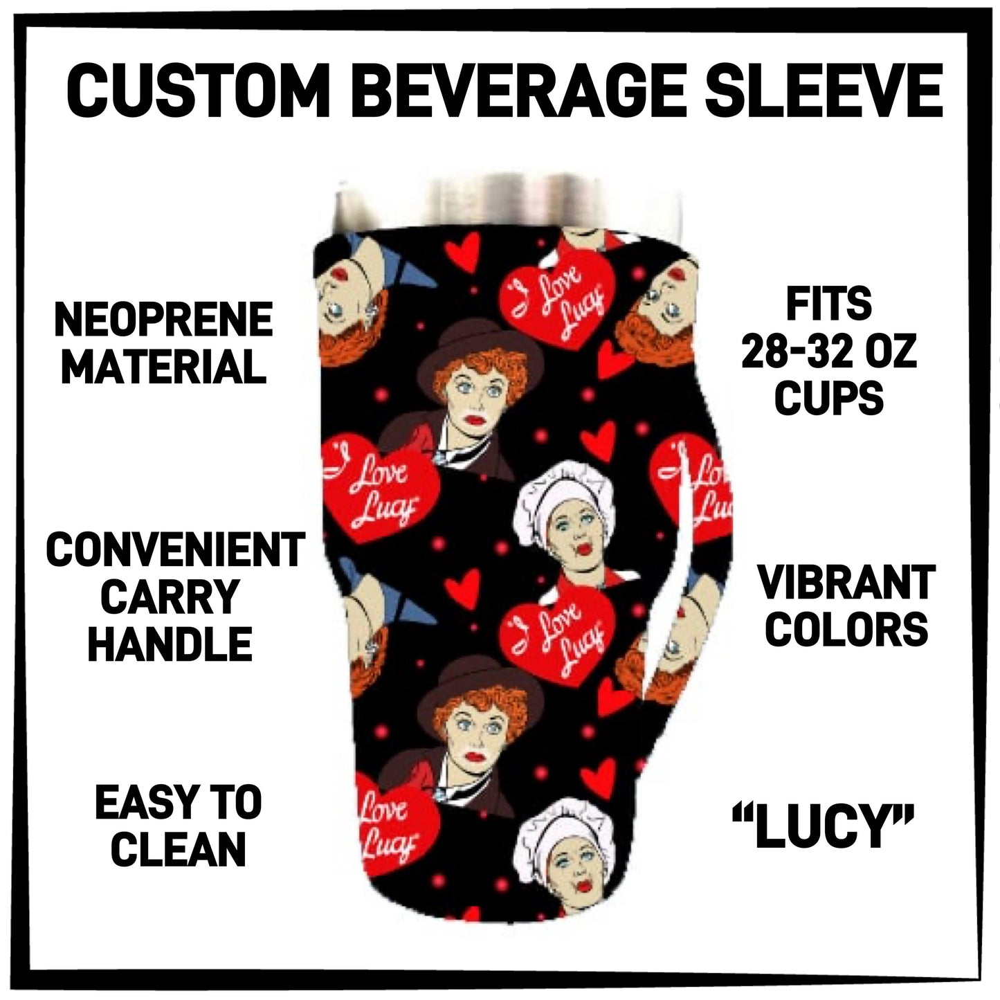 B2VG - Lucy 28-32oz Beverage Sleeves - Preorder Closing 12/4 ETA: Mid-Jan