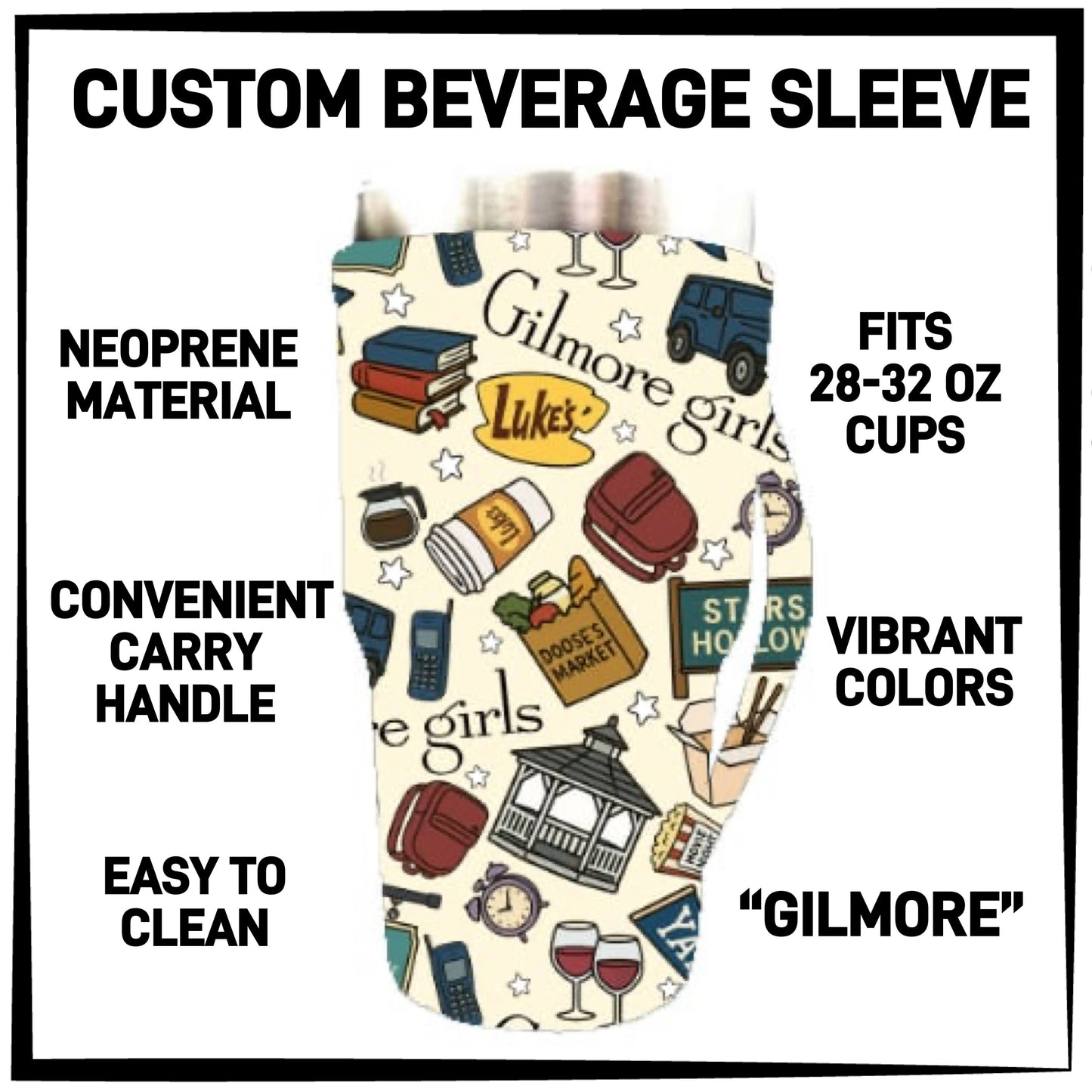 B2VG - Gilmore 28-32oz Beverage Sleeves - Preorder Closing 12/4 ETA: Mid-Jan