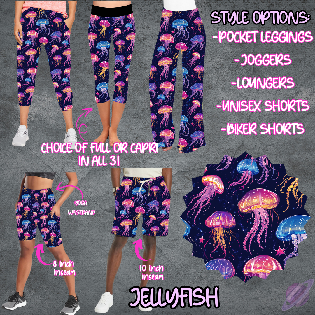 JELLYFISH - LEGGING/JOGGER/LOUNGER/SHORTS - B107 PREORDER CLOSING 5/25