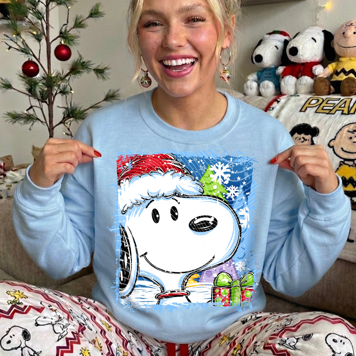 HOLIDAY PUP- CREWNECK SWEATSHIRT