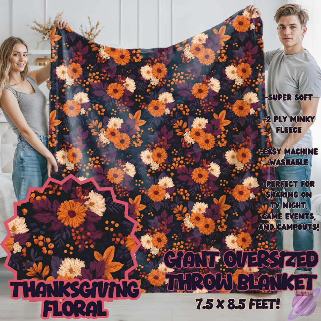 THANKSGIVING-OVERSIZED THROW 14-PREORDER CLOSING 10/8