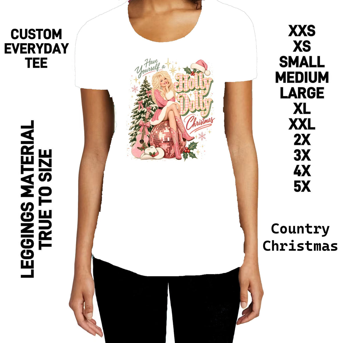 301BT - Country Christmas Everyday Tee - Preorder Due 10/11 ETA: Early Dec