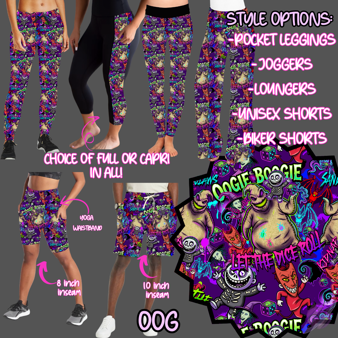 OOG-6 STYLES OF BOTTOMS-PREORDER CLOSING 3/10