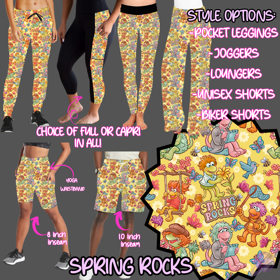 SPRING ROCKS-6 STYLES OF BOTTOMS-PREORDER CLOSING 3/10