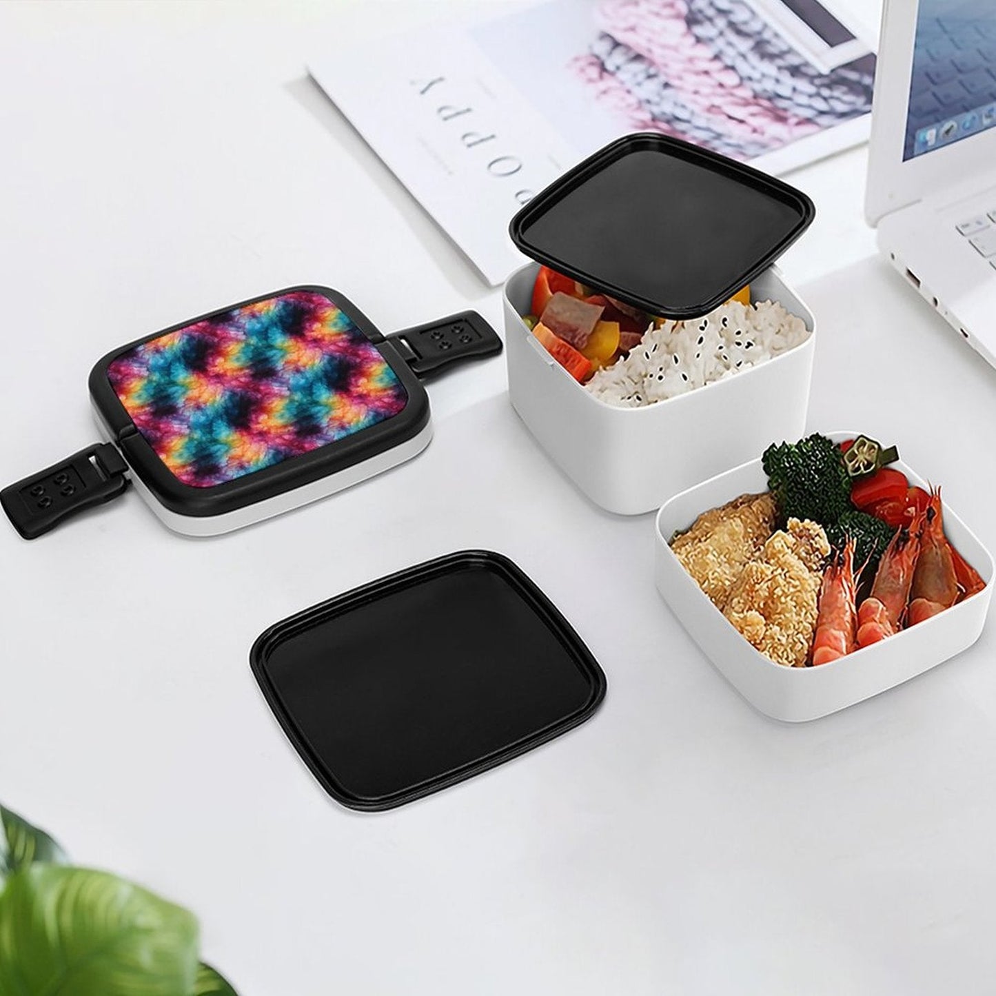 PASTEL SPLATTER-BENTO LUNCH BOX-PREORDER CLOSING 11/20 ETA JAN