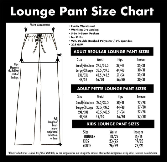 Black Arrow Floral Lounge Pants
