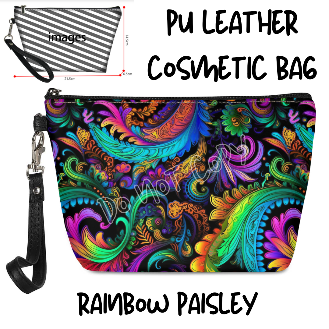 TRIPLE BAG RUN - RAINBOW PAISLEY - COSMETIC BAG - PREORDER CLOSING 5/26 ETA END OF JULY/EARLY AUGUST