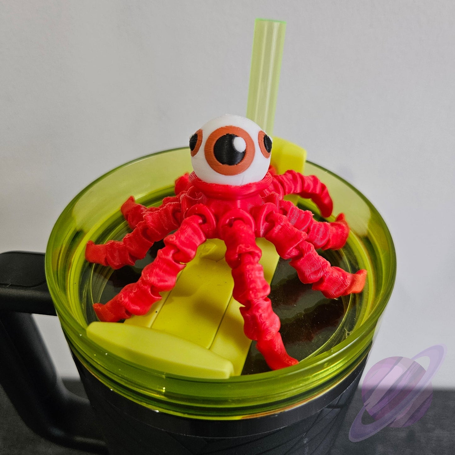 CREEPY GIRL-3D PRINTED STRAW BUDDY