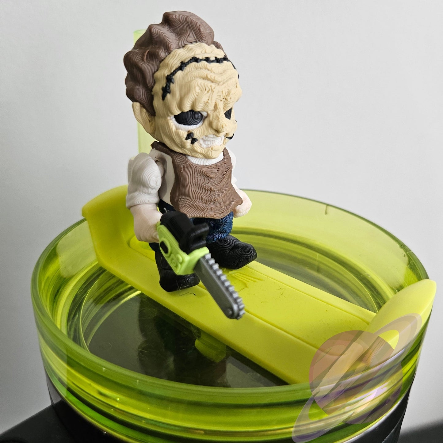 CHAINSAW GUY-3D PRINTED STRAW BUDDY