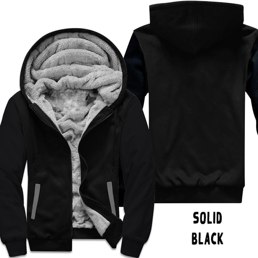 SOLID BLACK- FLEECE/COTTON LINED JACKETS RUN 12 PREORDER CLOSING 11/29