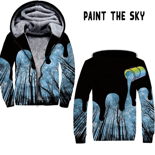 PAINT THE SKY- FLEECE/COTTON LINED JACKETS RUN 12 PREORDER CLOSING 11/29