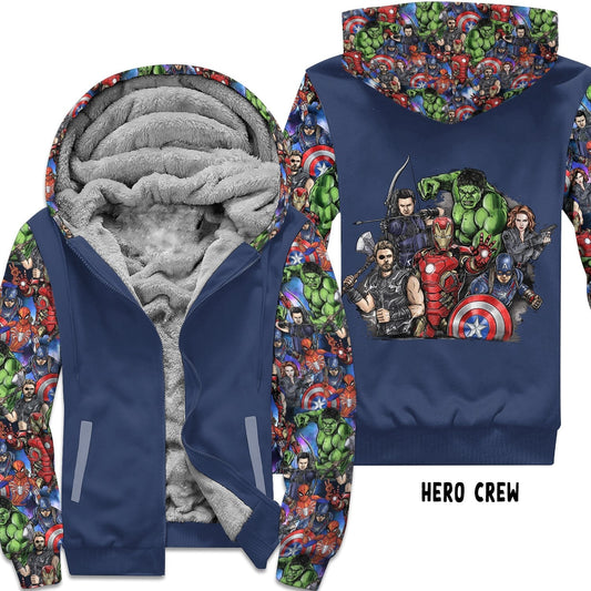 HERO CREW- FLEECE/COTTON LINED JACKETS RUN 12 PREORDER CLOSING 11/29