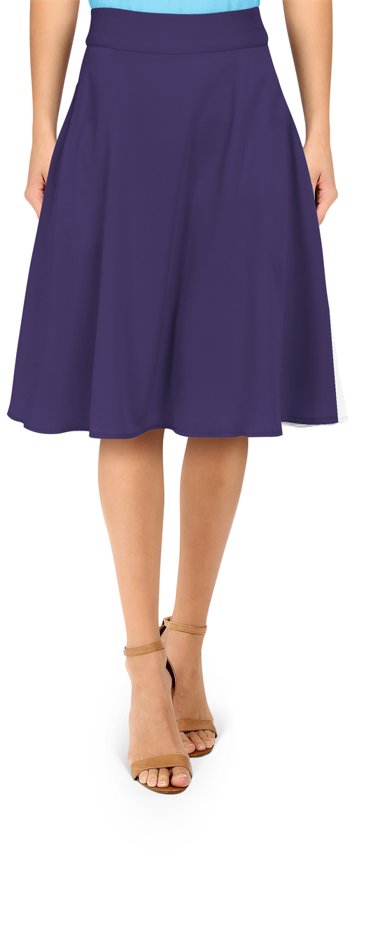 FALL SOLIDS RUN-PLUM PURPLE SWING SKIRT-PREORDER CLOSING 11/15-ETA JAN