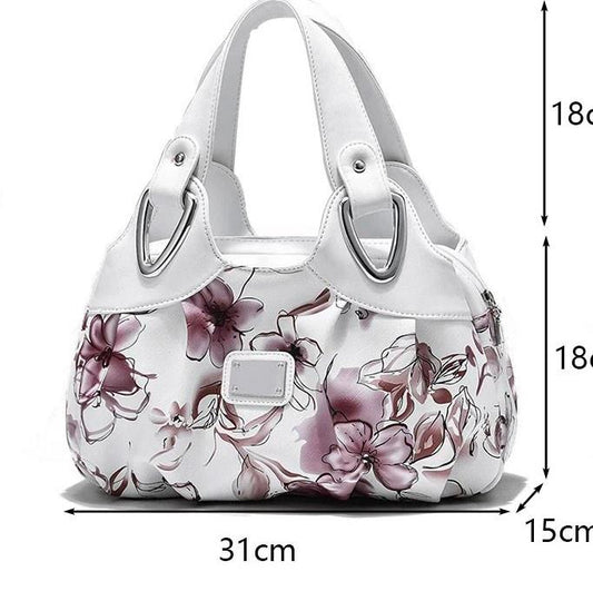 Red Floral Purse