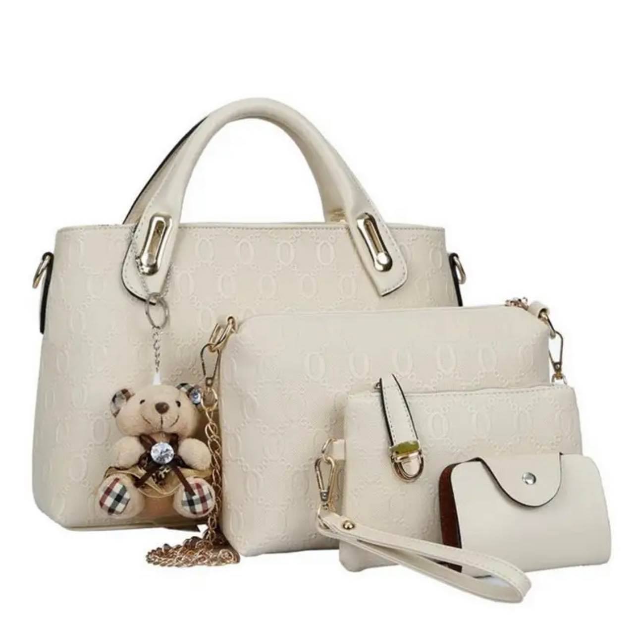 Stylish Cream White Purse