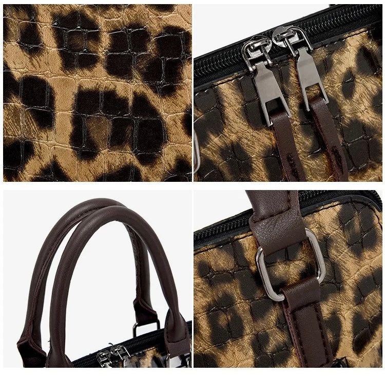 Animal Printed 4 PC Bag Set