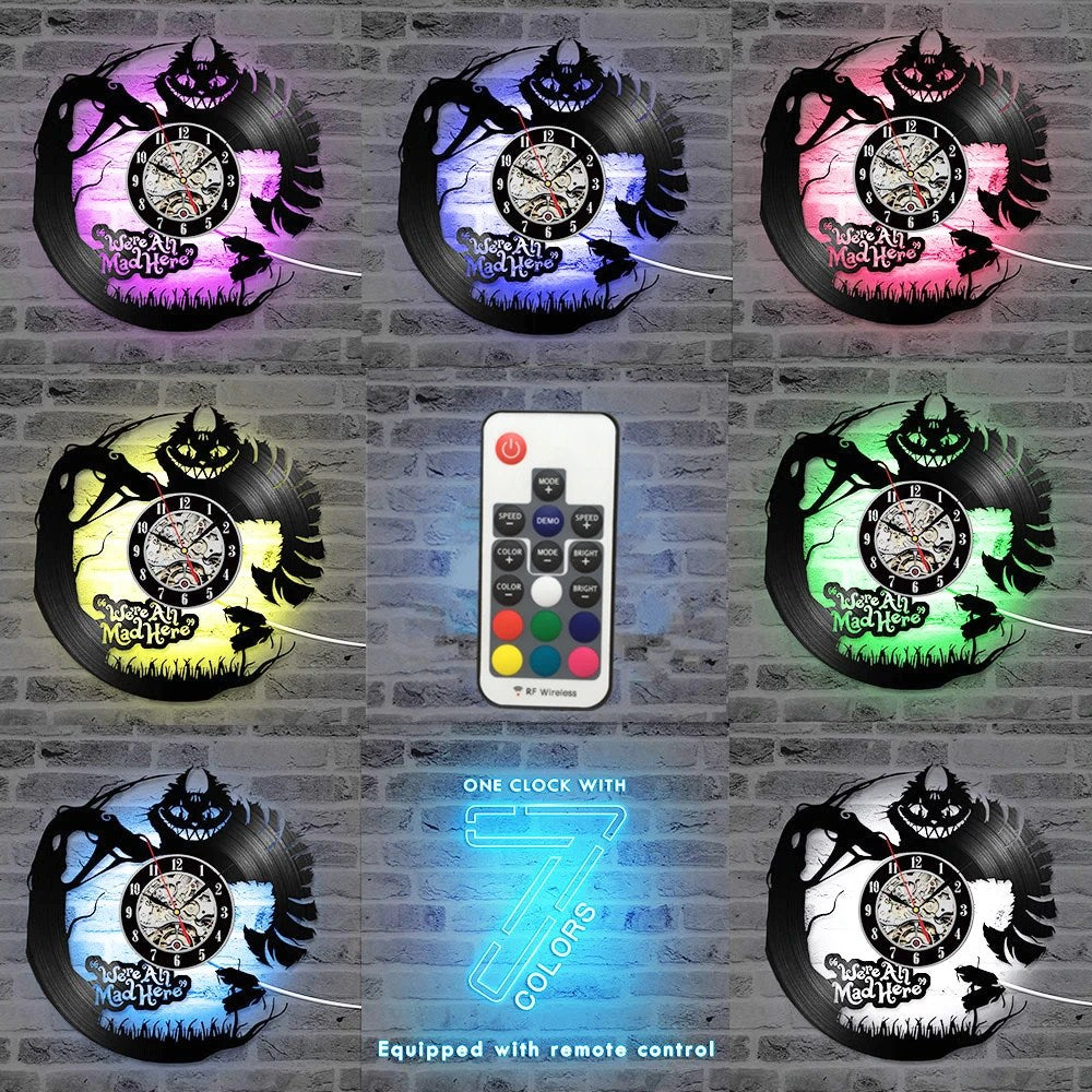 COR - LED VINYL CLOCK ROUND 3-PREORDER CLOSING 3/26