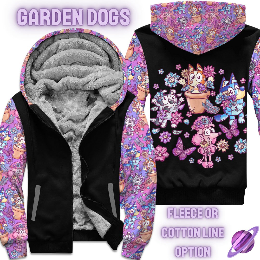 GARDEN DOGS- FLEECE/COTTON LINED JACKETS RUN 12 PREORDER CLOSING 11/29