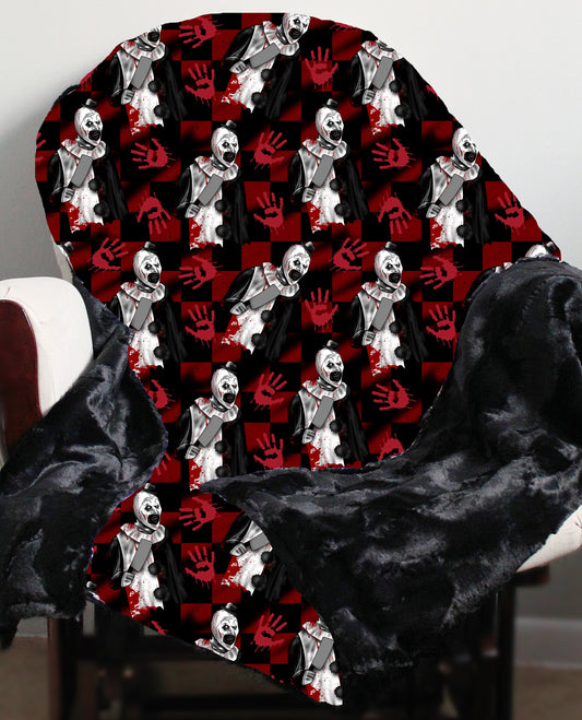 SQ1P - Terrifying Villain Minky Blanket - Preorder ETA: Late Dec