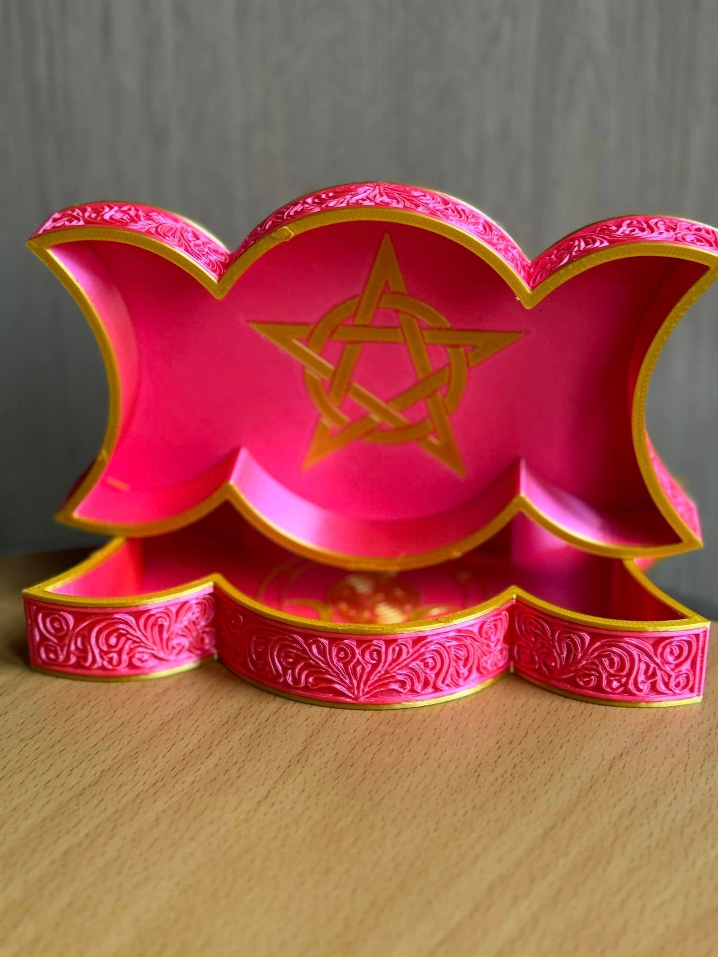 PENTACLE TRINKET DISH HOLDER-3D PRINTED