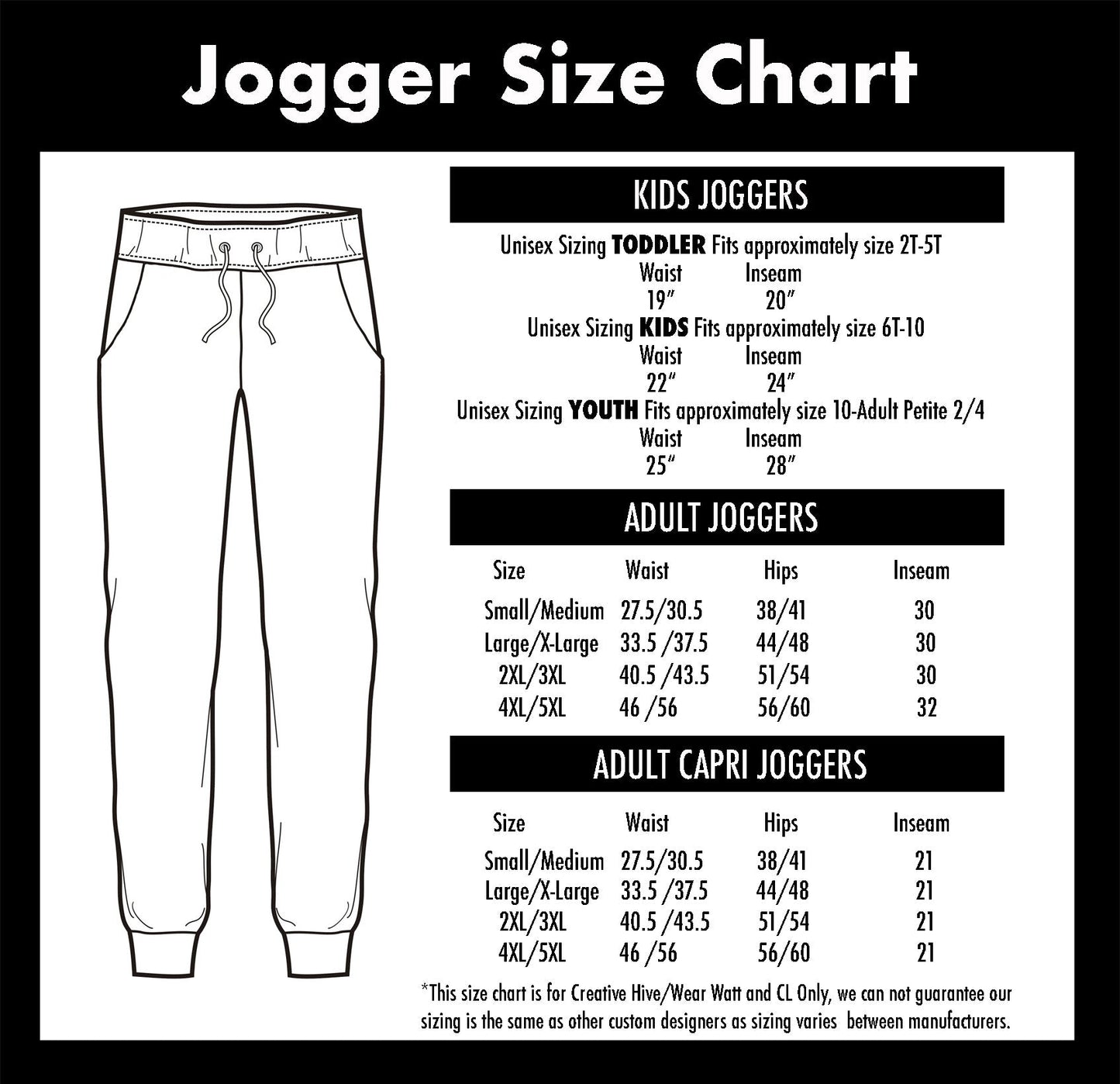 Ambitchous - Capri Joggers