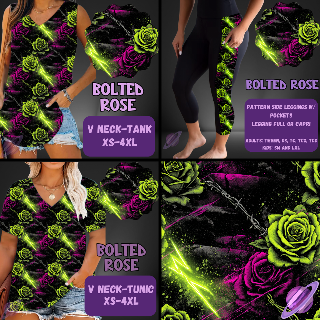 BOLTED ROSE-PATTERN PANEL OUTFIT RUN-SOFT CLOSE 7/10 HARD CLOSE 7/12