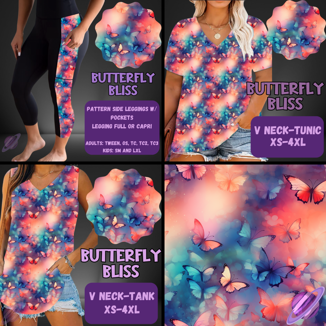 BUTTERFLY BLISS-PATTERN PANEL OUTFIT RUN-SOFT CLOSE 7/10 HARD CLOSE 7/12