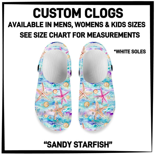 C8LG - Sandy Starfish Custom Clogs - Preorder Closing 6/10 ETA: Mid-Aug