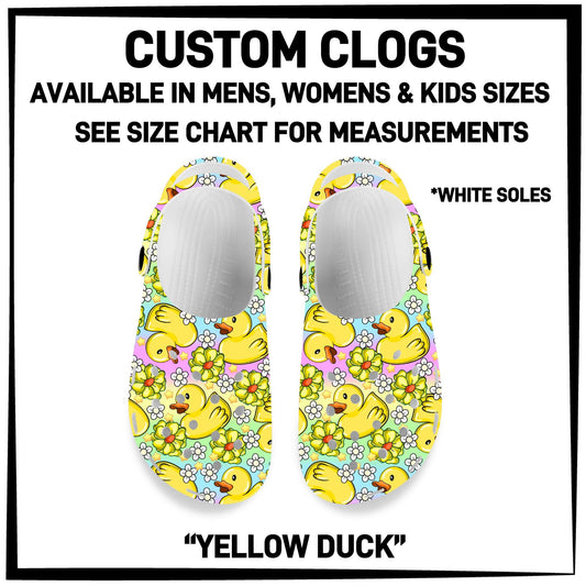 C8LG - Yellow Duck Custom Clogs - Preorder Closing 6/10 ETA: Mid-Aug
