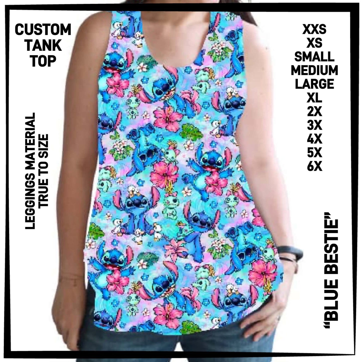 CTT1 - Blue Bestie Tank Top - Preorder Closing 6/23 ETA: Late Aug
