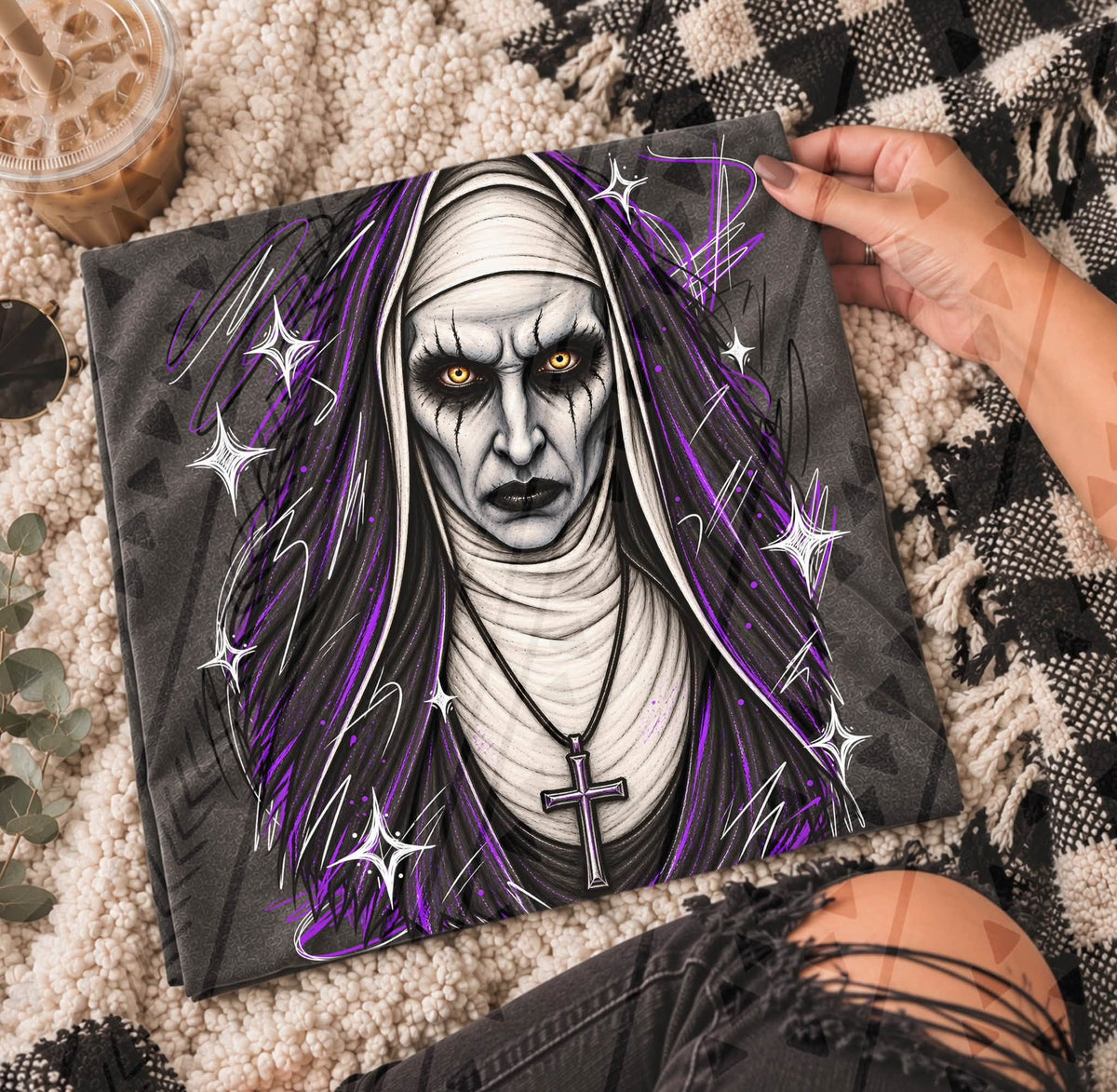 SKETCHY NUN TEE