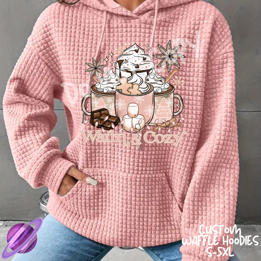 WARM AND COZY - CUSTOM WAFFLE HOODIES PREORDER CLOSING 11/19