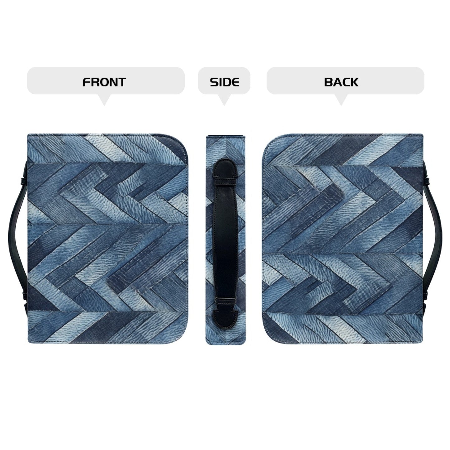 DENIM CHEVRON - NOTEBOOK COVERS PREORDER CLOSING 10/5 ETA EARLY DEC